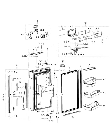 Fridge door l