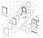 Samsung DV52J8700EP/A2-00 front/door diagram
