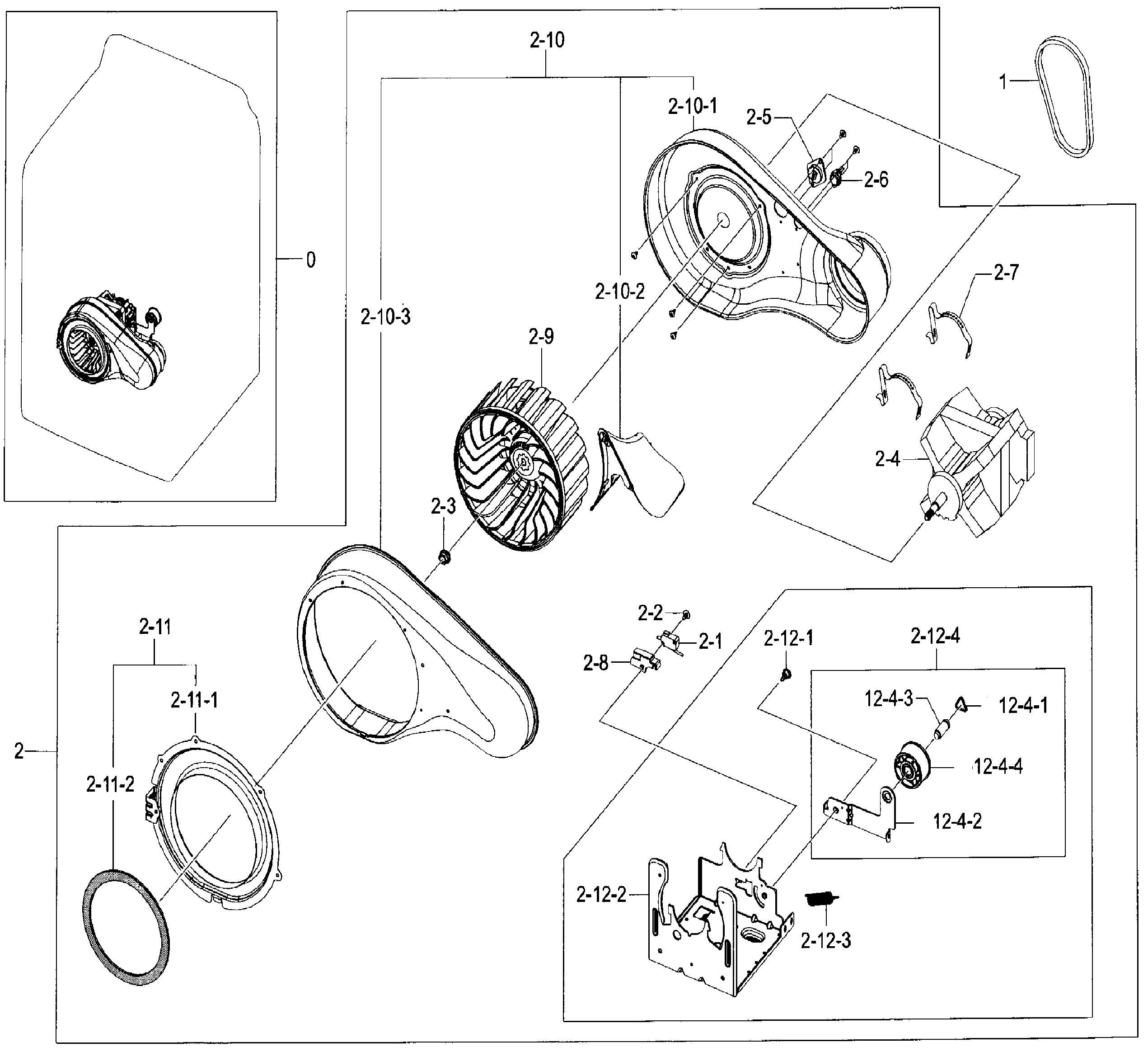 Motor/duct