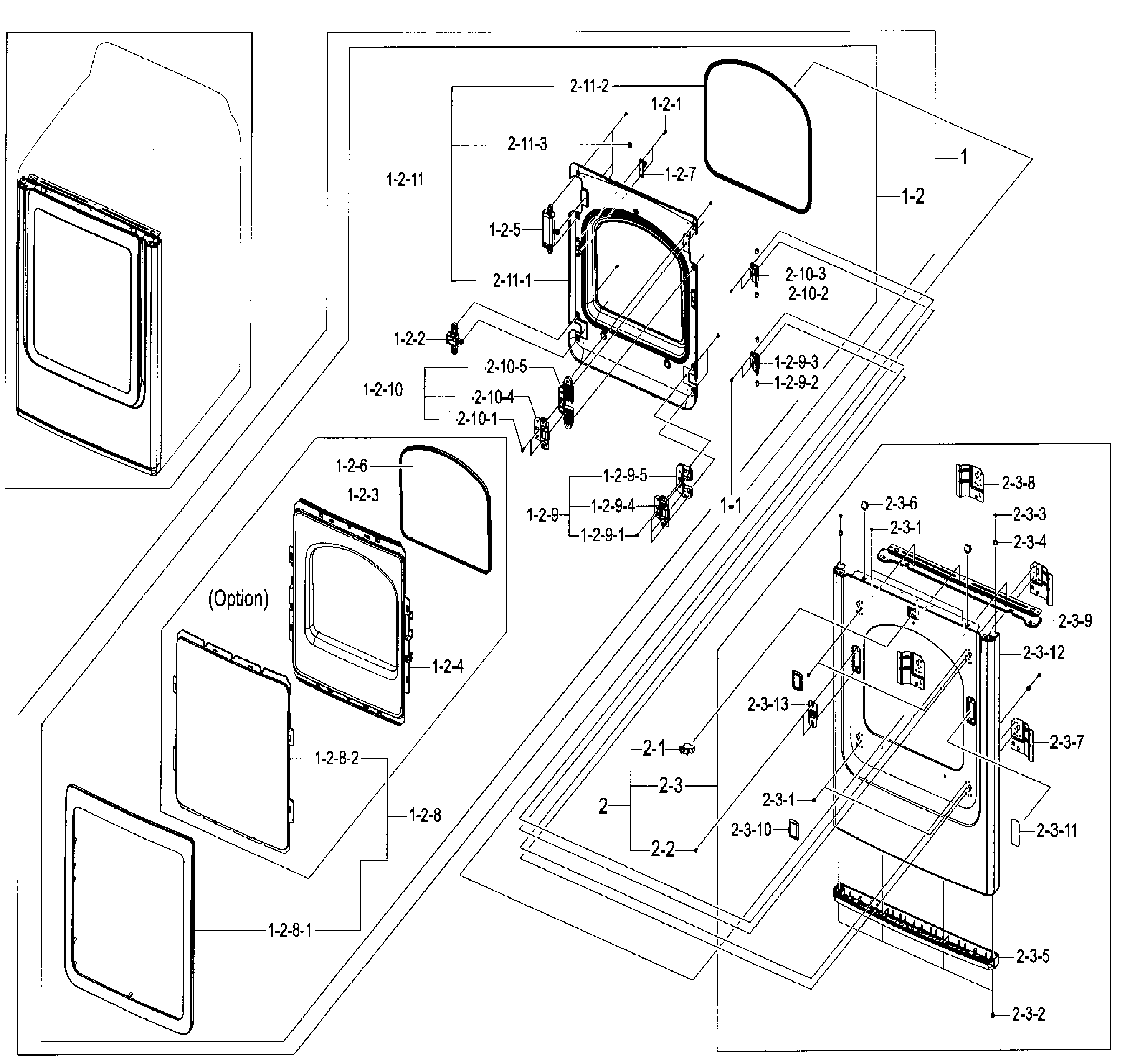 Frame front & door