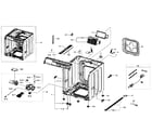 Samsung WF393BTPARA/A1-00 frame & cover parts diagram