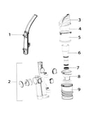 Handle & dust cup