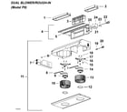 Broan K210A42SS blower p8 diagram