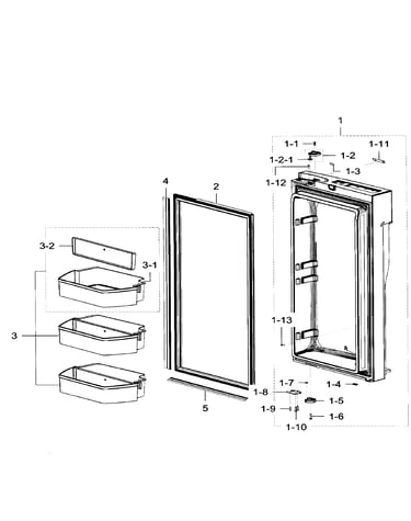 Fridge door rt