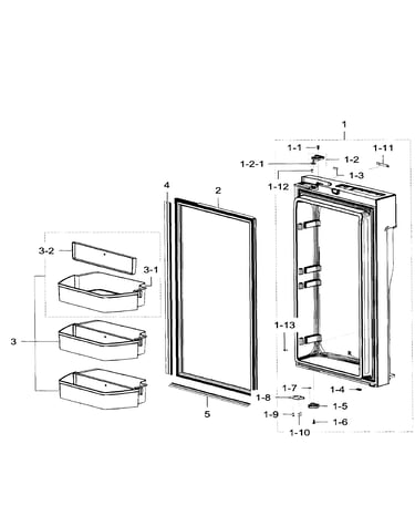 Fridge door rt