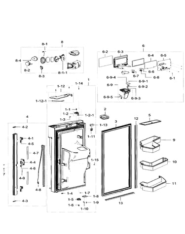 Fridge door lt