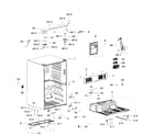 Samsung RF32FMQDBSR/AA-08 cabinet diagram