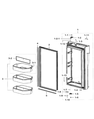 Fridge door rt