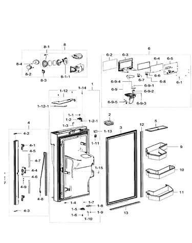 Fridge door lt