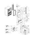 Samsung RF24FSEDBSR/AA-08 fridge door lt diagram