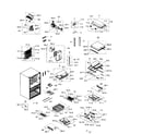Samsung RF24FSEDBSR/AA-09 fridge / icemaker diagram