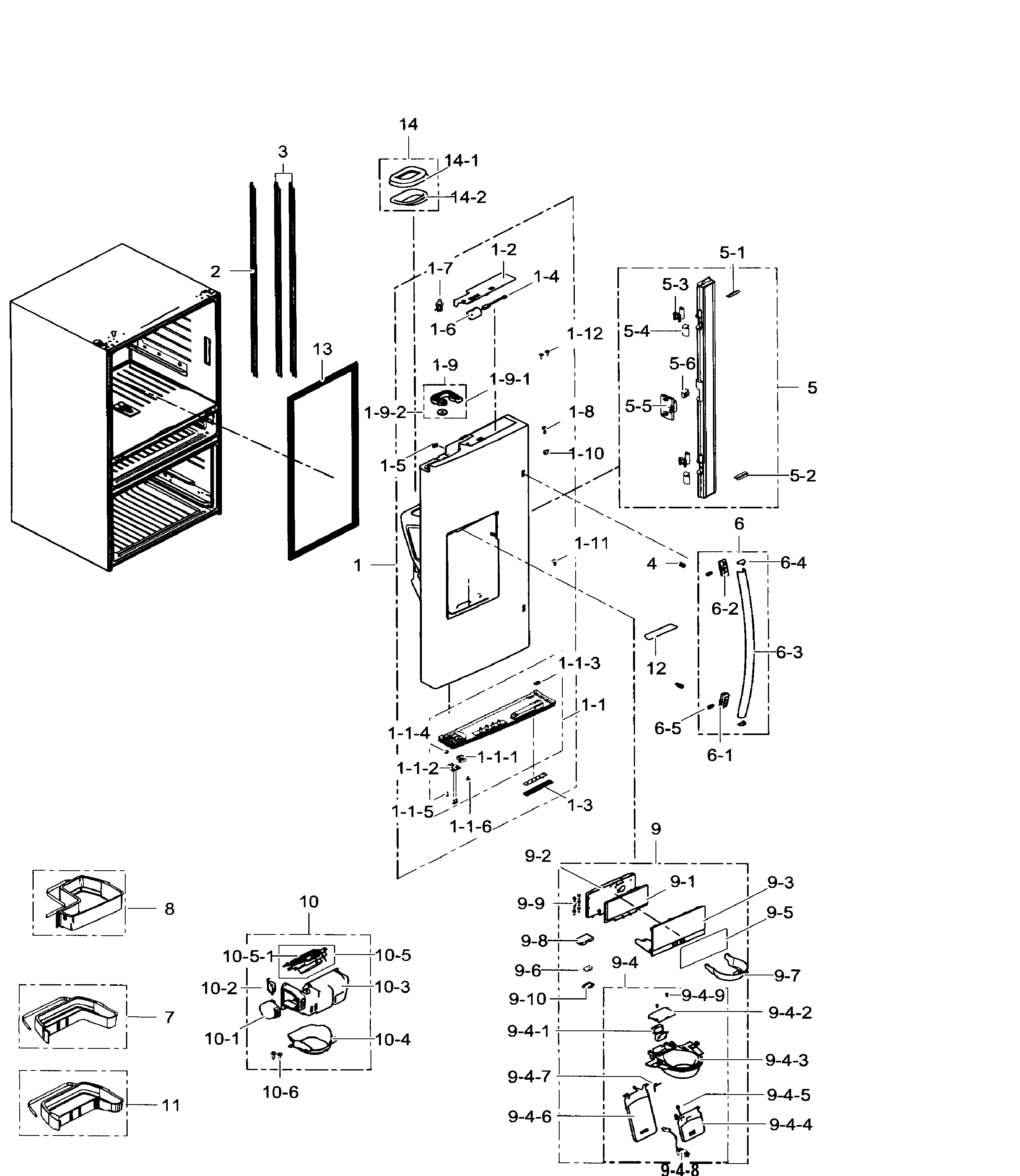 FRIDGE DOOR LT