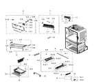 Samsung RF28HMEDBSR/AA-08 freezer / icemaker diagram