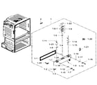 Samsung RF28HMEDBSR/AA-08 flexone door diagram