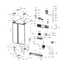 Samsung RH30H9500SR/AA-01 cabinet diagram