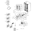 Samsung RH25H5611BC/AA-01 fridge diagram