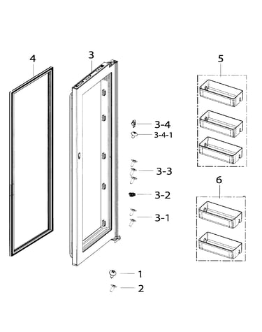 Right door in