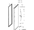 Samsung RH25H5611BC/AA-01 right door out diagram