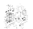 Samsung RF28HFEDTSR/AA-04 cabinet diagram