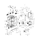 Samsung RF28HFEDTSR/AA-05 cabinet diagram