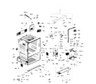 Samsung RF28HFEDTSR/AA-07 cabinet diagram