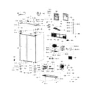 Samsung RH29H9000SR/AA-03 cabinet diagram