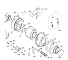 Bosch WFL2060UC/32 drum diagram