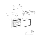Samsung RFG299AARS/XAA-00 freezer door diagram