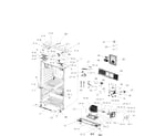 Samsung RFG299ABRS/XAA-00 cabinet diagram