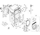 Bosch WFMC640SUC/07 cabinet diagram