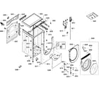 Bosch WFMC220RUC/16 cabinet diagram