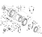 Bosch WFMC220RUC/16 drum diagram