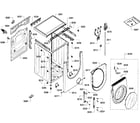 Bosch WFMC5801UC/16 cabinet diagram