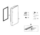 Samsung RF260BEAESR/AA-00 door right diagram