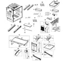 Samsung RF260BEAESR/AA-01 fridge diagram