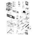 Samsung RF260BEAESR/AA-01 cabinet diagram