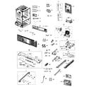 Samsung RF260BEAESR/AA-02 cabinet diagram