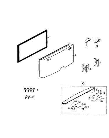Door freezer
