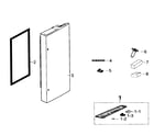 Samsung RF260BEAESR/AA-02 door right diagram