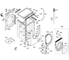 Bosch WFMC6401UC/03 cabinet diagram