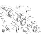 Bosch WFMC6401UC/03 drum diagram