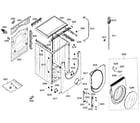 Bosch WFMC6401UC/06 cabinet diagram