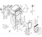 Bosch WFMC6401UC/07 cabinet diagram