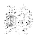 Samsung RF28HFEDTBC/AA-06 cabinet diagram