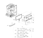 Samsung RF28HFEDTBC/AA-07 freezer door diagram