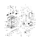 Samsung RF28HFEDTBC/AA-09 cabinet diagram