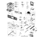 Samsung RF26HFENDSR/AA-01 cabinet diagram
