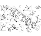 Bosch WFVC6450UC/19 drum diagram