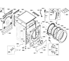Bosch WFVC6450UC/23 cabinet diagram