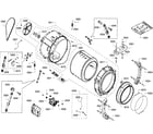 Bosch WFVC6450UC/24 drum diagram